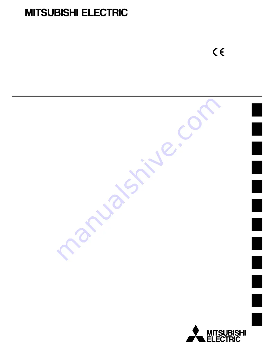 Mitsubishi Electric PEH-RP200MYA Installation Manual Download Page 1