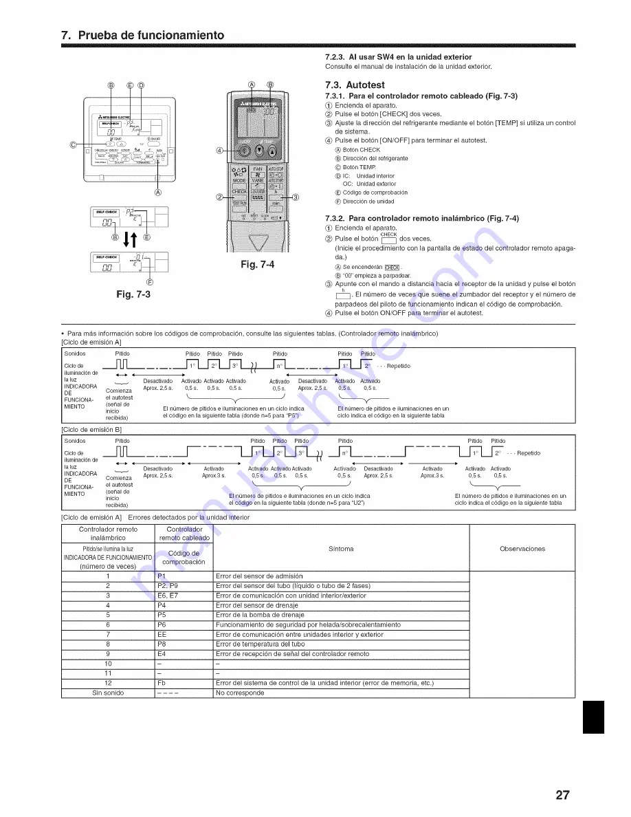 Mitsubishi Electric PKA-A GA Скачать руководство пользователя страница 27