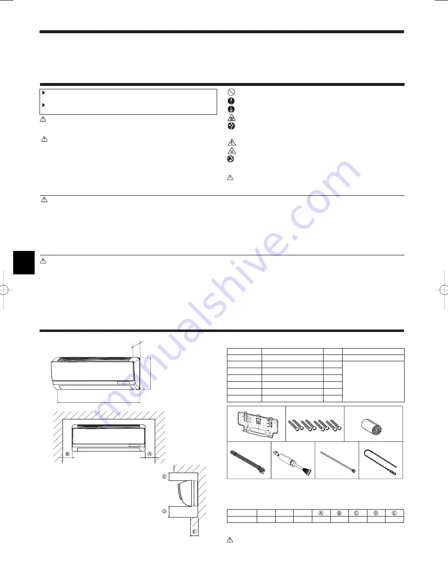 Mitsubishi Electric PKFY-P VBM-E Скачать руководство пользователя страница 8