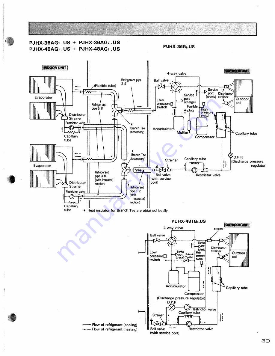 Mitsubishi Electric PKH-18AG Скачать руководство пользователя страница 44