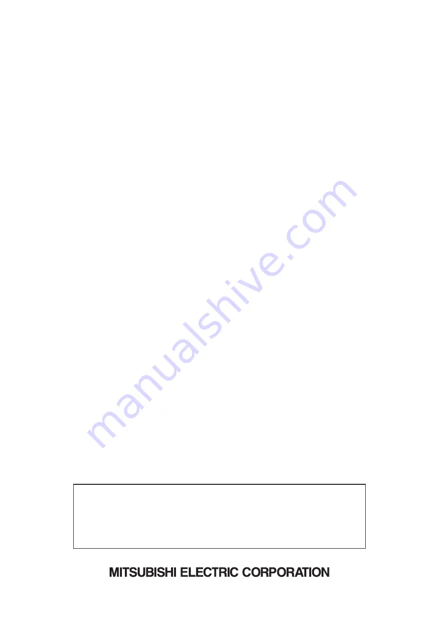 Mitsubishi Electric PLFY-P VFM-E1 Operation Manual Download Page 36