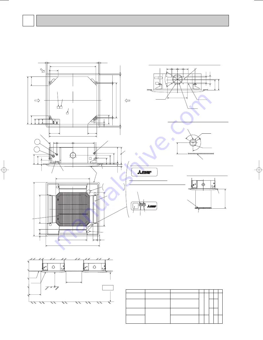 Mitsubishi Electric PLFY-P100VBM-E Скачать руководство пользователя страница 16