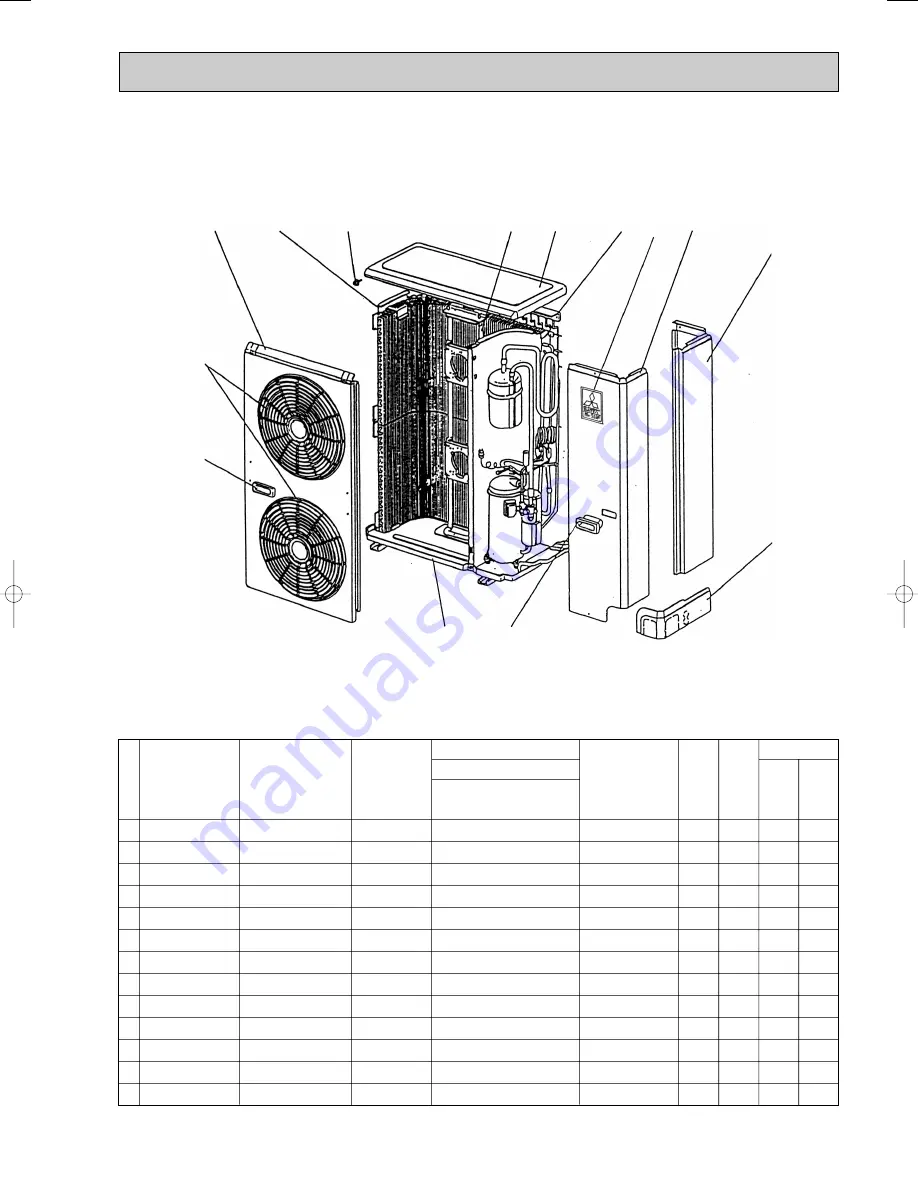 Mitsubishi Electric PU-5XJSA Technical & Service Manual Download Page 21