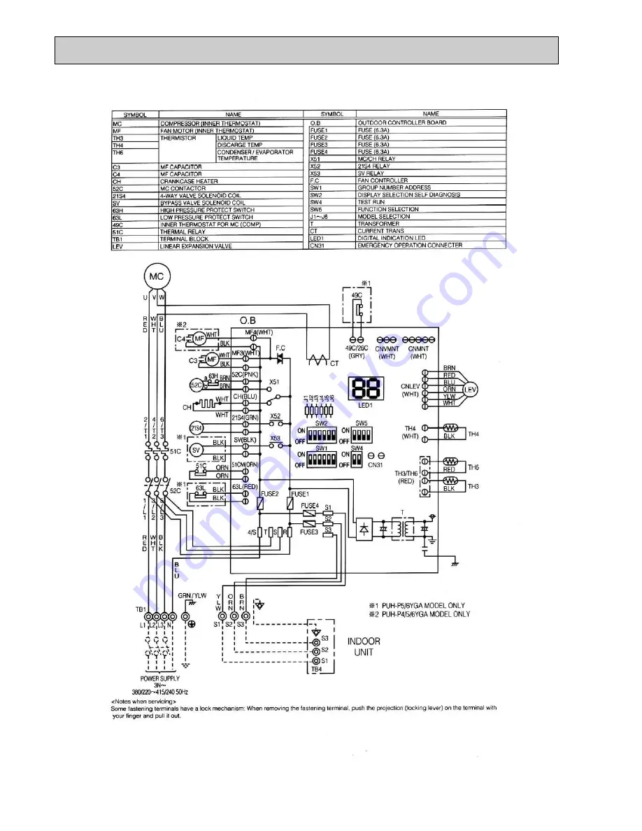 Mitsubishi Electric PUH-P1.6VGA Technical & Service Manual Download Page 16