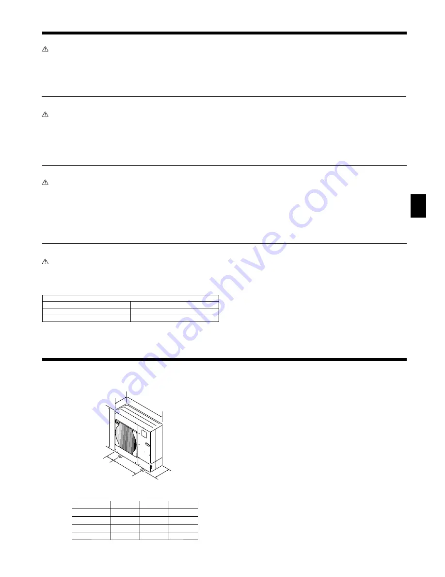 Mitsubishi Electric PUHZ-HW112HA Installation Manual Download Page 3