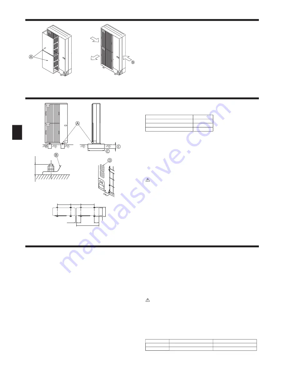 Mitsubishi Electric PUMY-P100VHMB Installation Instructions Manual Download Page 6