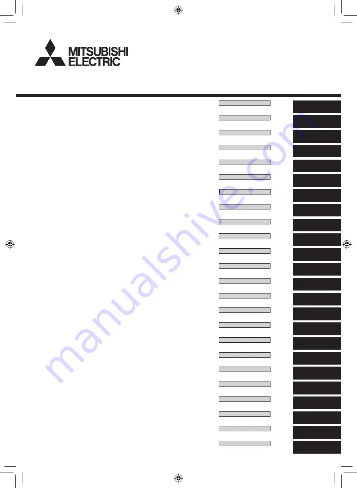 Mitsubishi Electric PUZ-WM AA Series Installation Manual Download Page 1