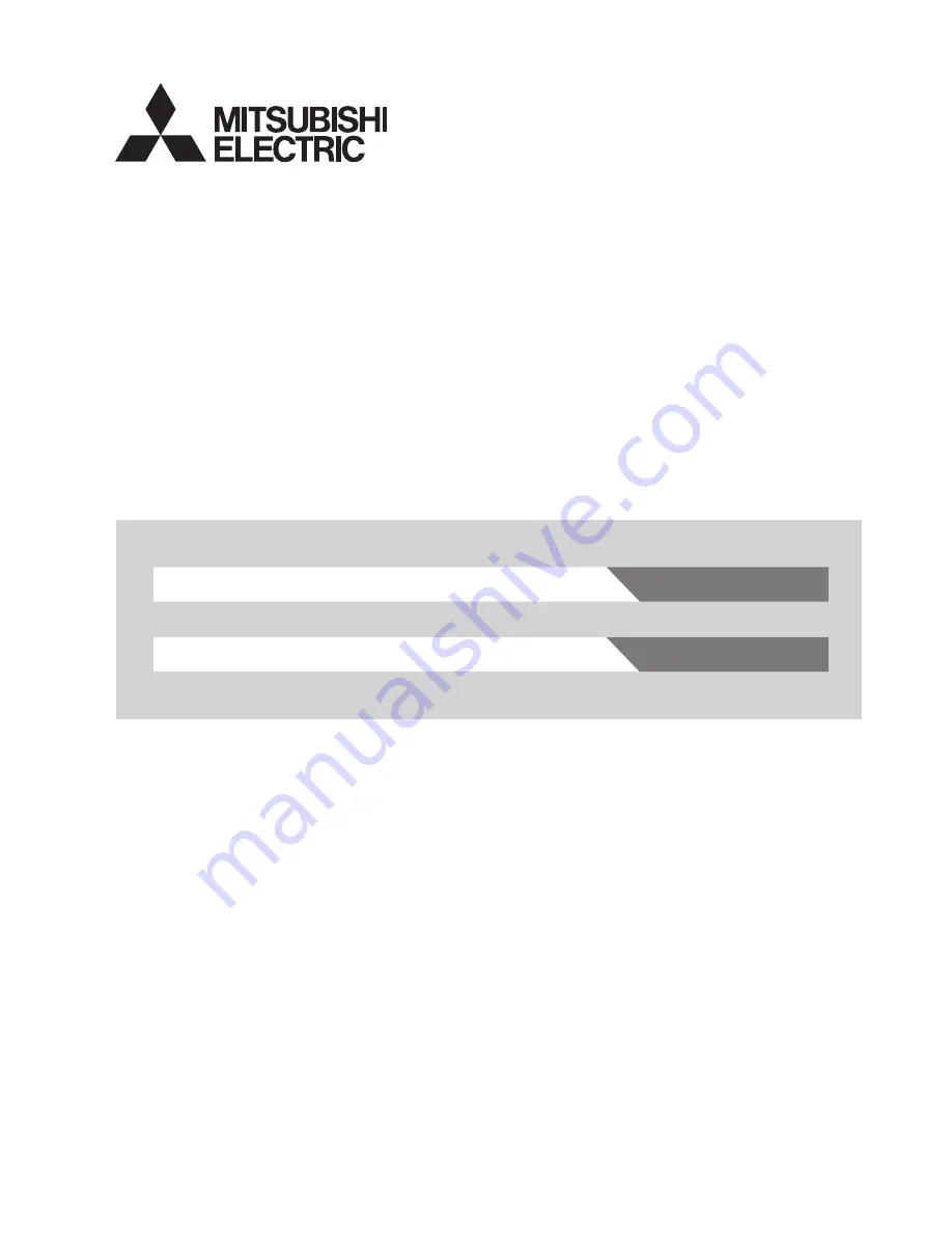 Mitsubishi Electric PV-S4200-IT Operating Manual Download Page 1