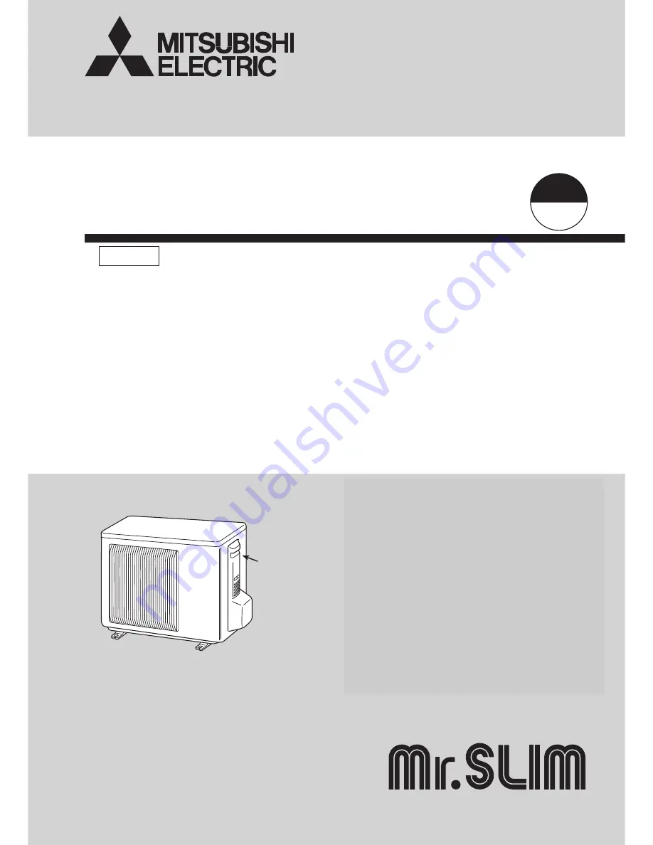 Mitsubishi Electric SUY-SA18VA.TH-T Скачать руководство пользователя страница 1