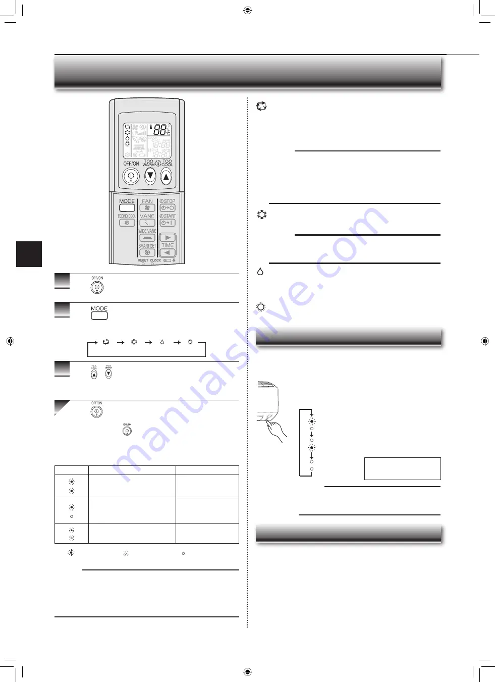 Mitsubishi Electric TRANE NTXWST18A112A Series Operating Instructions Manual Download Page 16