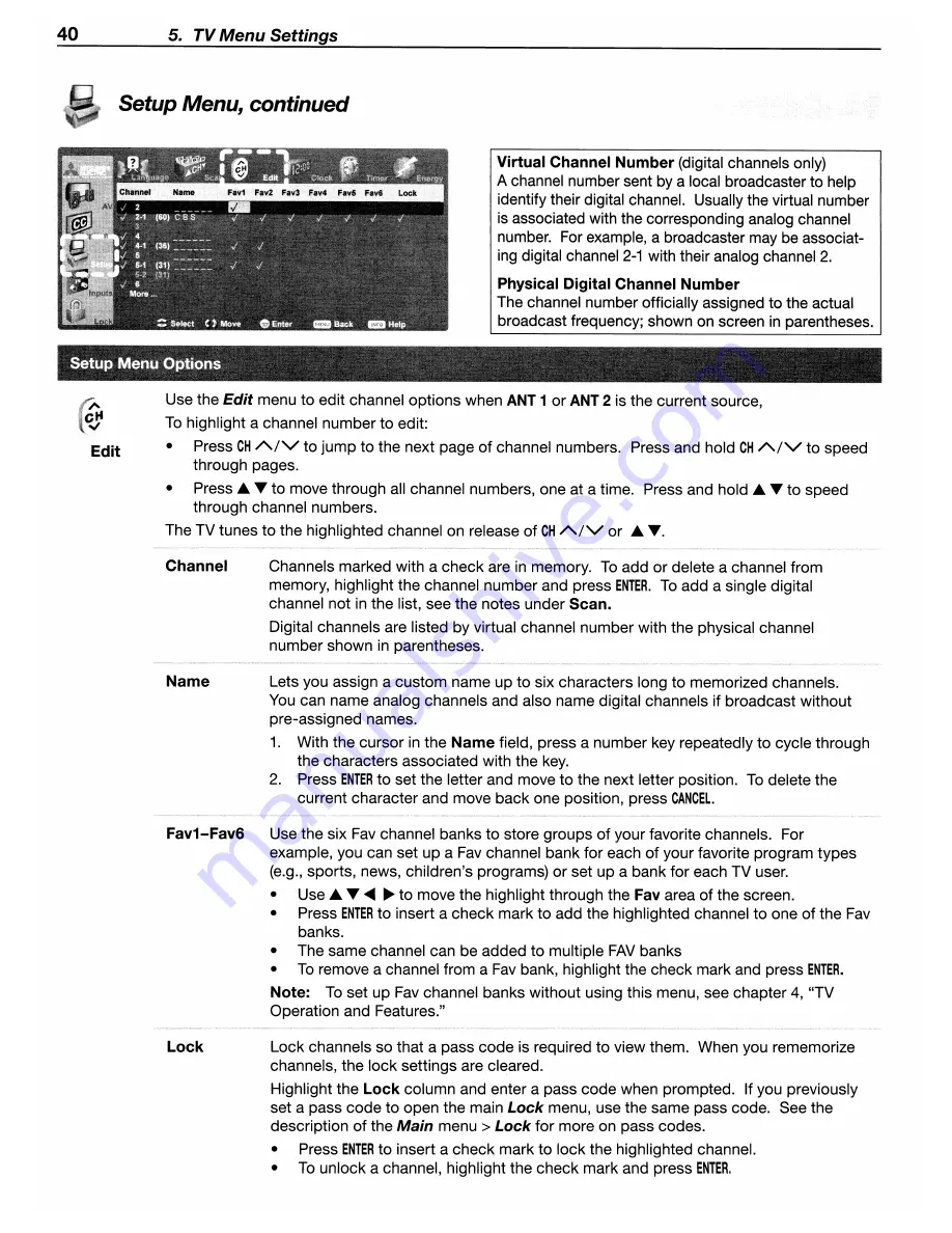 Mitsubishi Electric WD-57733 Owner'S Manual Download Page 40