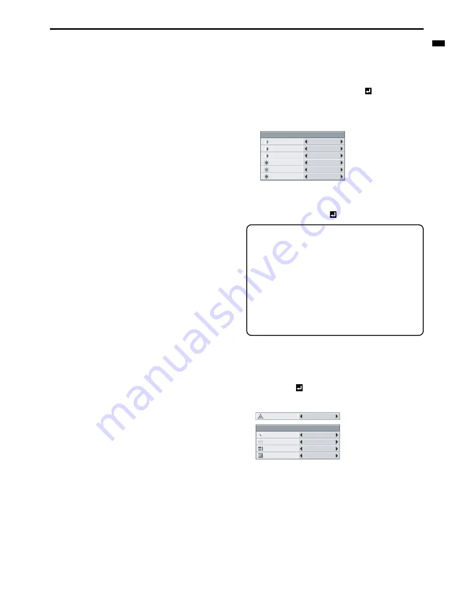 Mitsubishi Electric XD250U User Manual Download Page 25