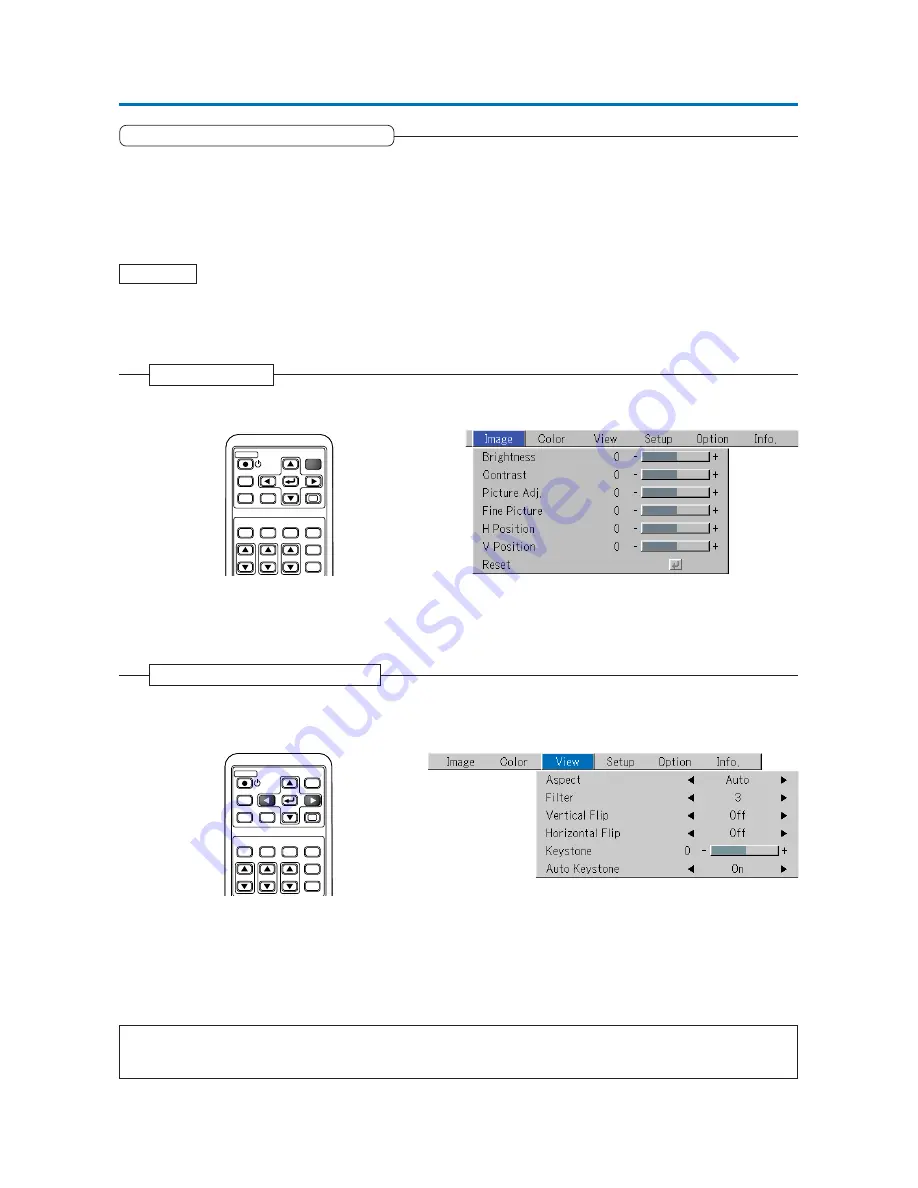 Mitsubishi Electric XD80U User Manual Download Page 36