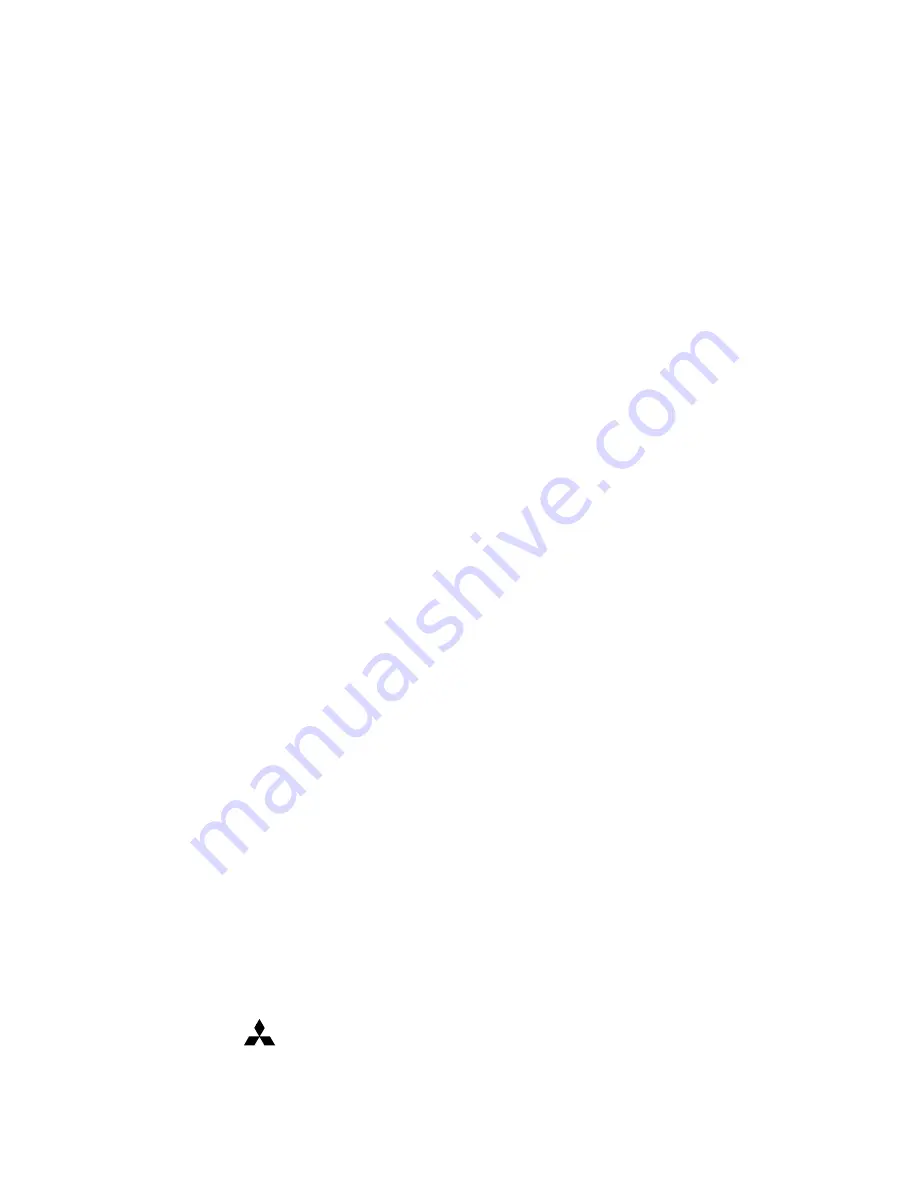 Mitsubishi Electric XD80U User Manual Download Page 64