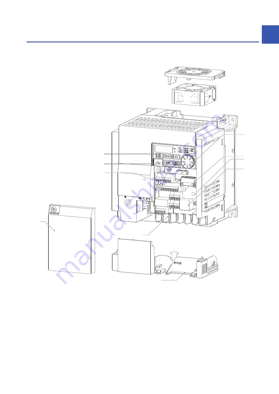 Mitsubishi Electronic FR-E860 Series Скачать руководство пользователя страница 14