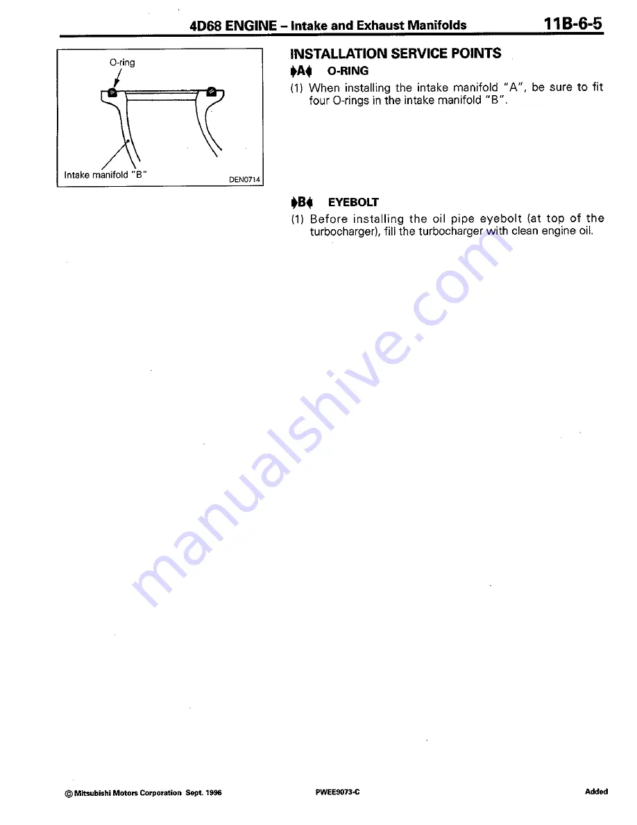 Mitsubishi 4D68 Workshop Manual Download Page 38