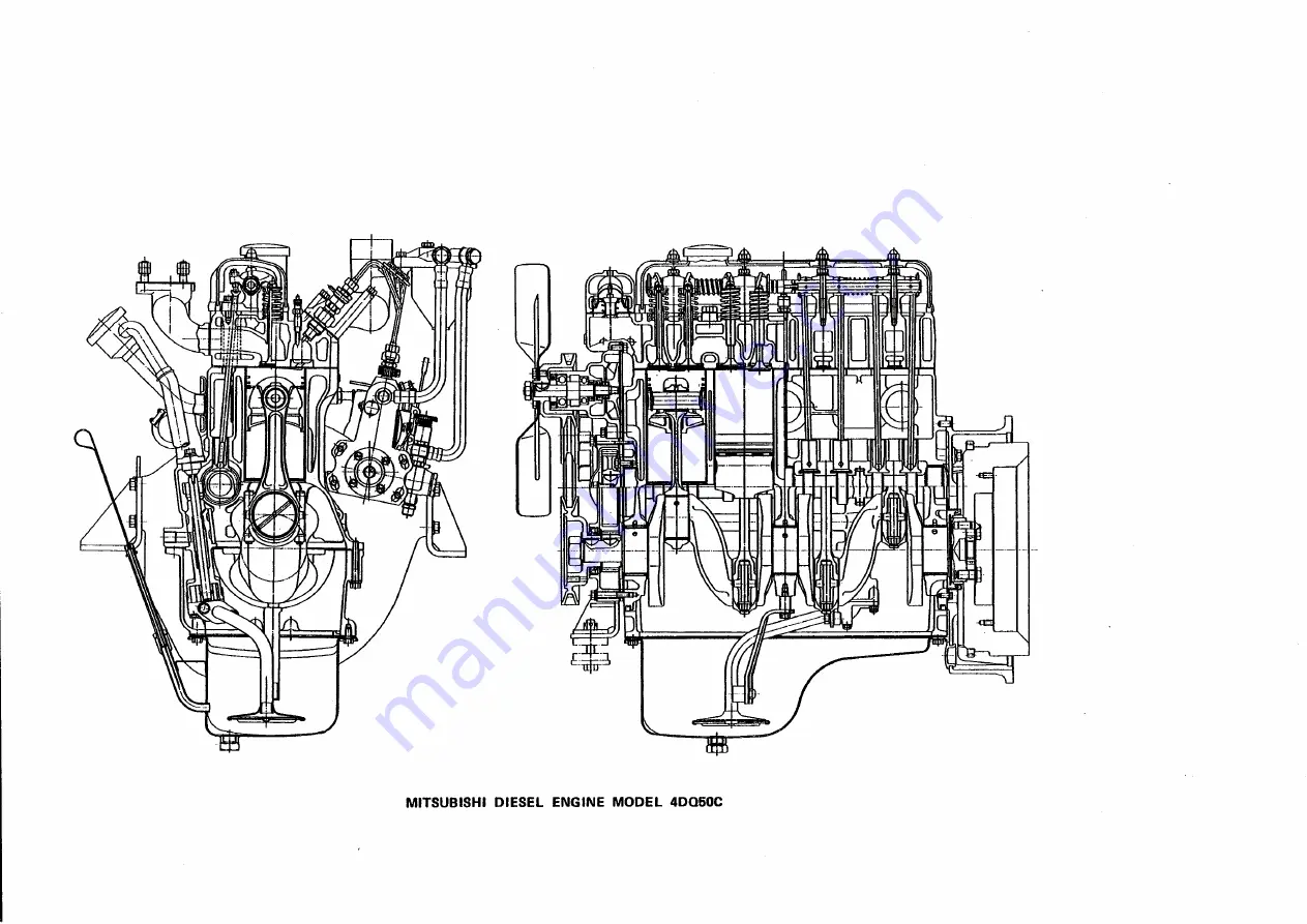 Mitsubishi 4DQ50 Service Manual Download Page 4