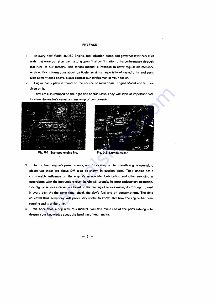 Mitsubishi 4DQ50 Service Manual Download Page 9