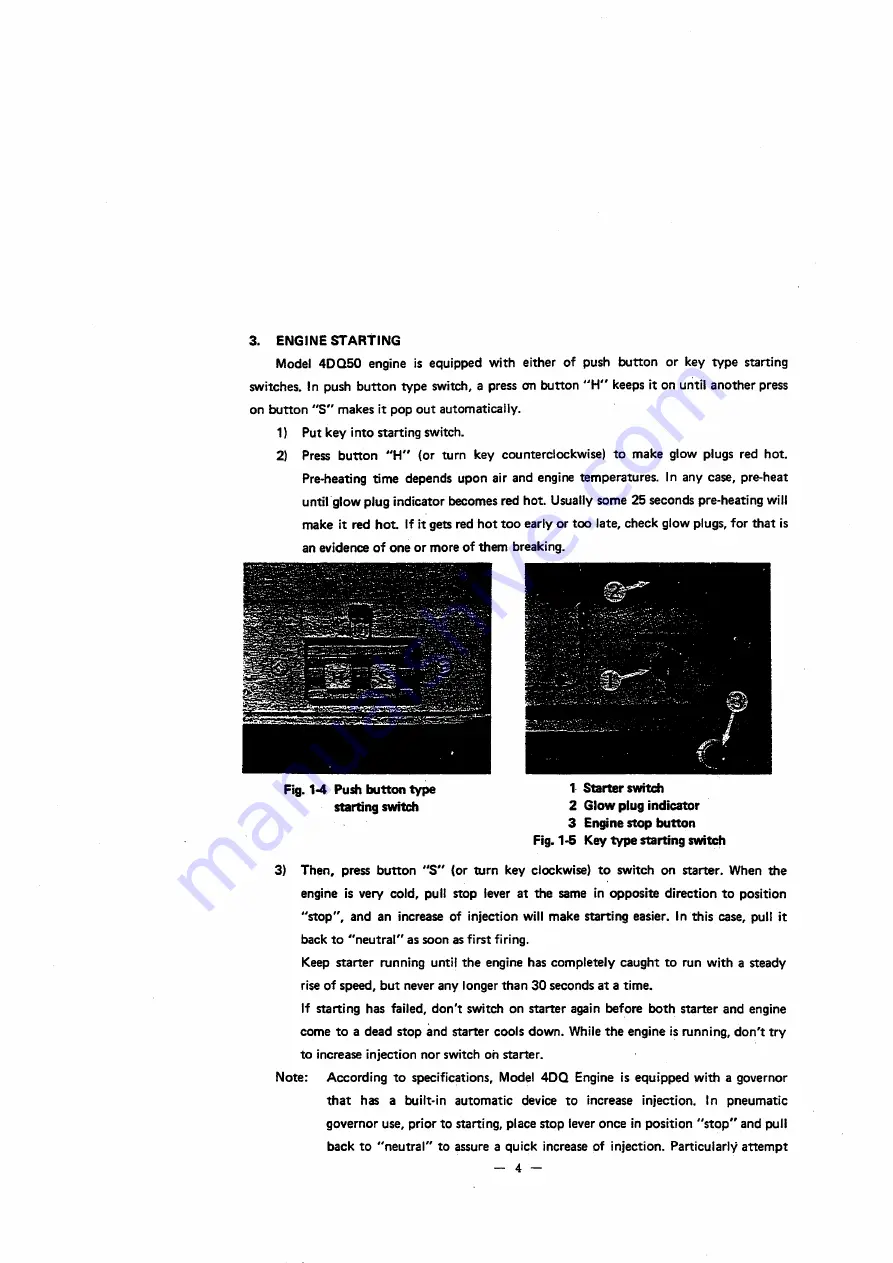 Mitsubishi 4DQ50 Service Manual Download Page 12