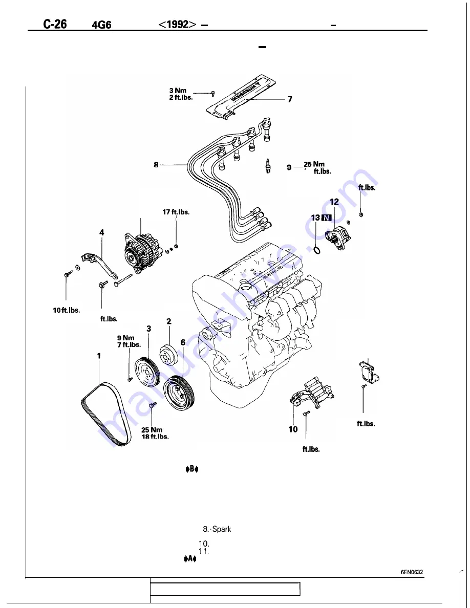 Mitsubishi 4G1 series Service Manual Download Page 150