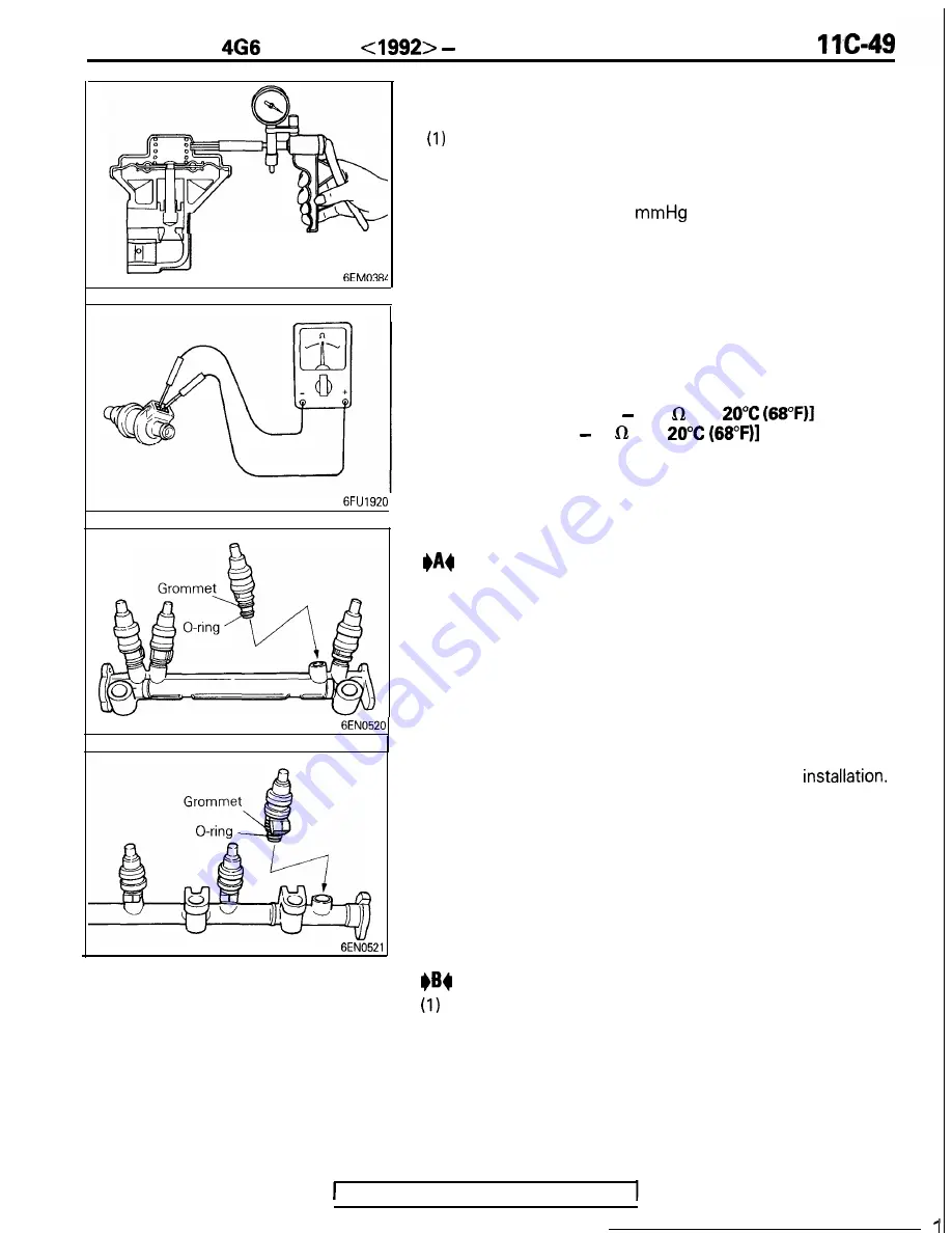 Mitsubishi 4G1 series Service Manual Download Page 173