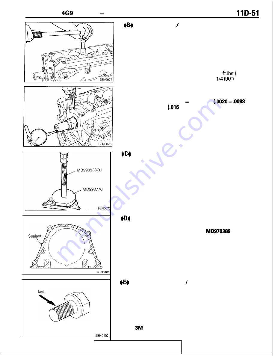 Mitsubishi 4G1 series Service Manual Download Page 283