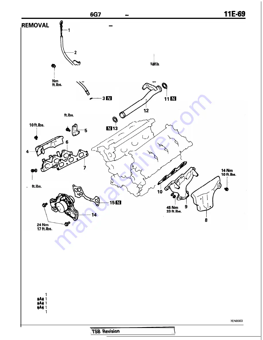 Mitsubishi 4G1 series Service Manual Download Page 353