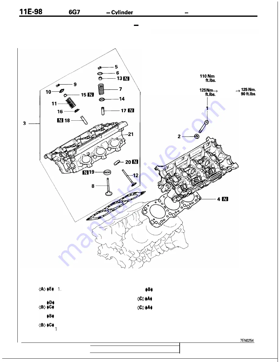 Mitsubishi 4G1 series Service Manual Download Page 382