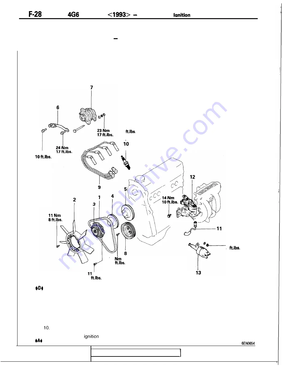 Mitsubishi 4G1 series Service Manual Download Page 434