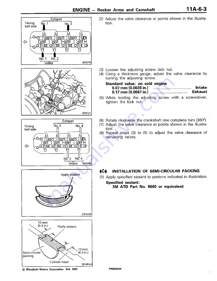 Mitsubishi 4G3 series Workshop Manual Download Page 38