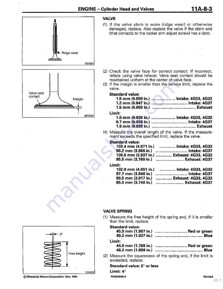 Mitsubishi 4G3 series Workshop Manual Download Page 44