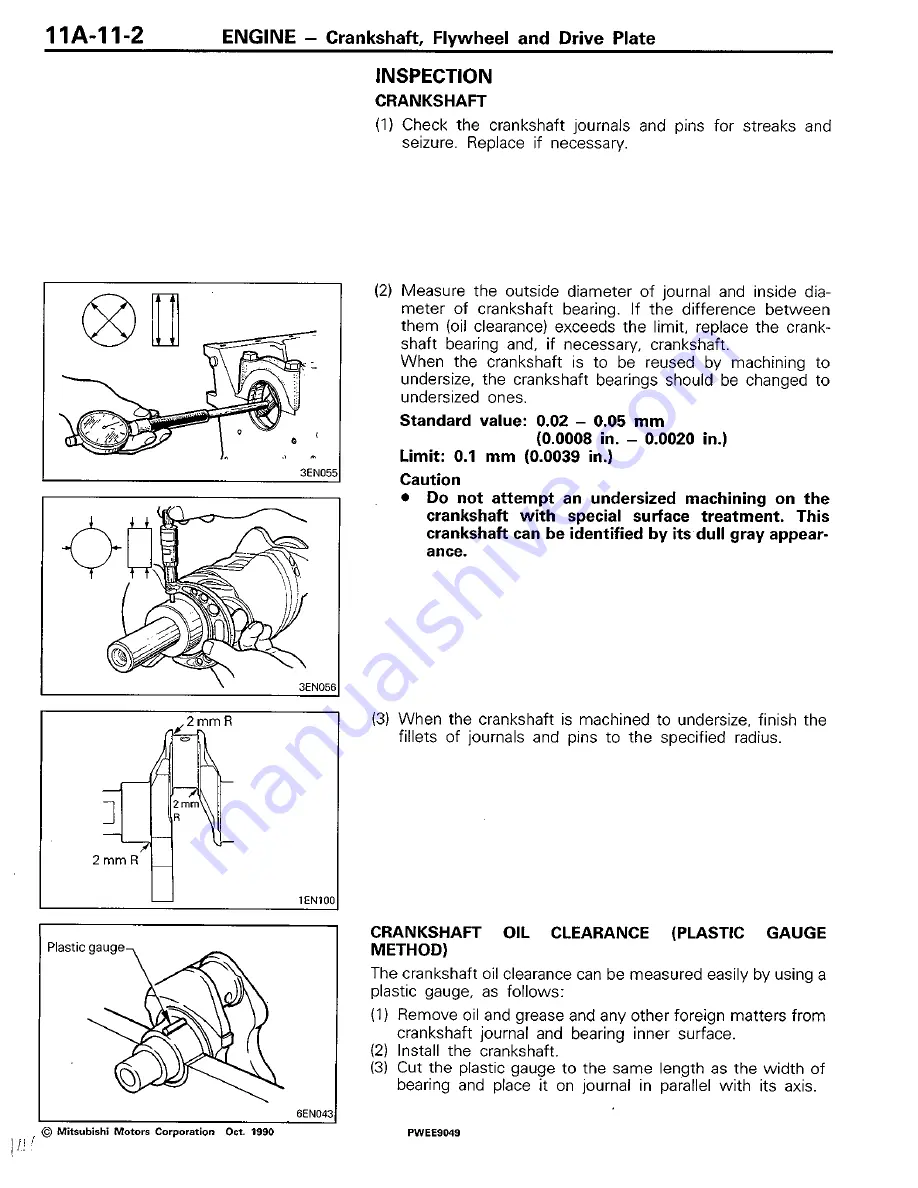 Mitsubishi 4G3 series Workshop Manual Download Page 67