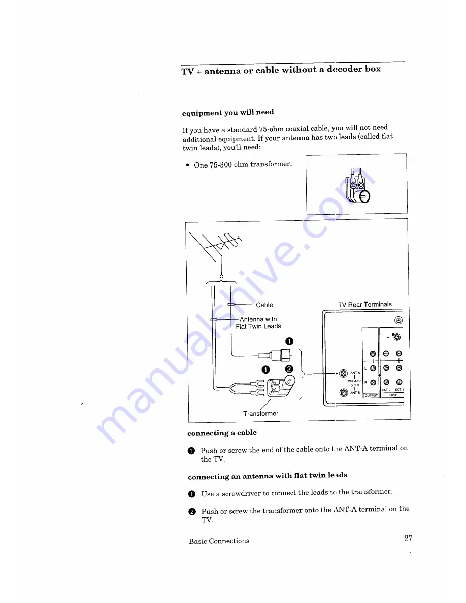 Mitsubishi CS-35405 Owner'S Manual Download Page 29