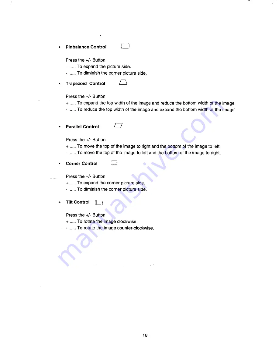 Mitsubishi Diamond Scan 50 SD5914C User Manual Download Page 19