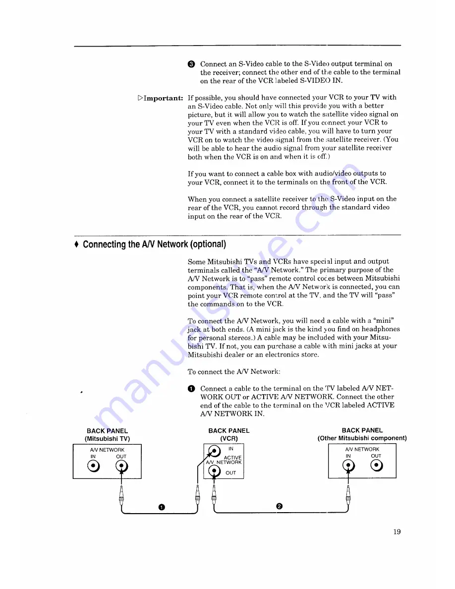 Mitsubishi HS-U760 Owner'S Manual Download Page 21