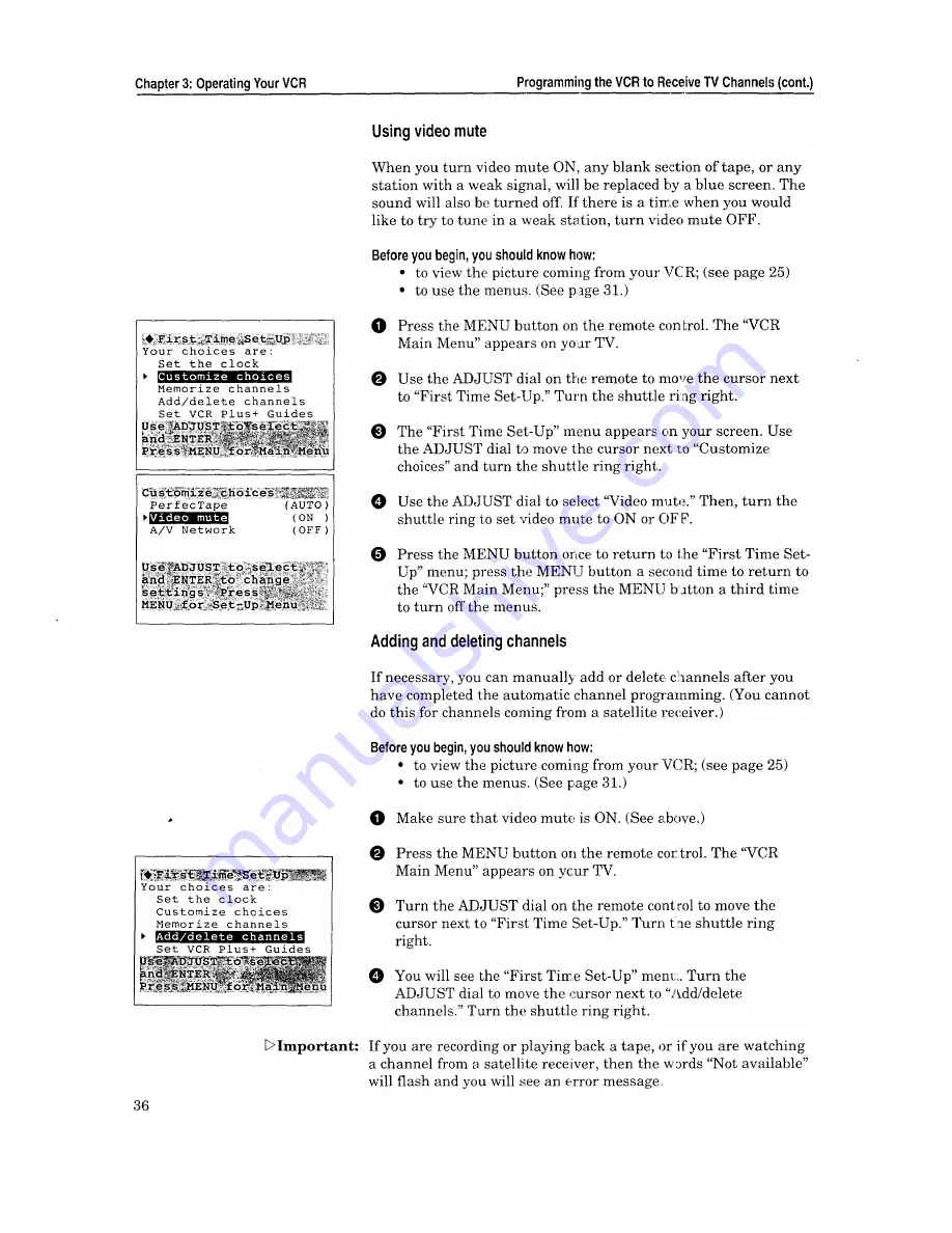 Mitsubishi HS-U760 Owner'S Manual Download Page 38