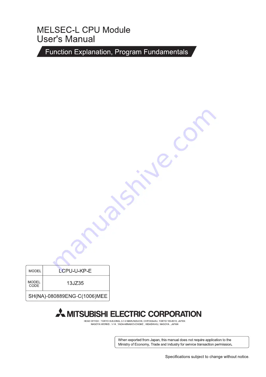 Mitsubishi L02CPU Скачать руководство пользователя страница 339