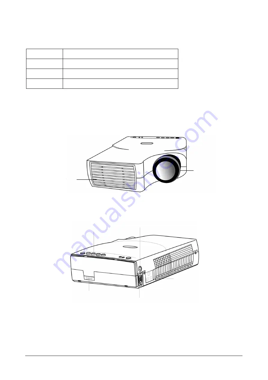 Mitsubishi LVP-SD10U Operating Manual Download Page 6