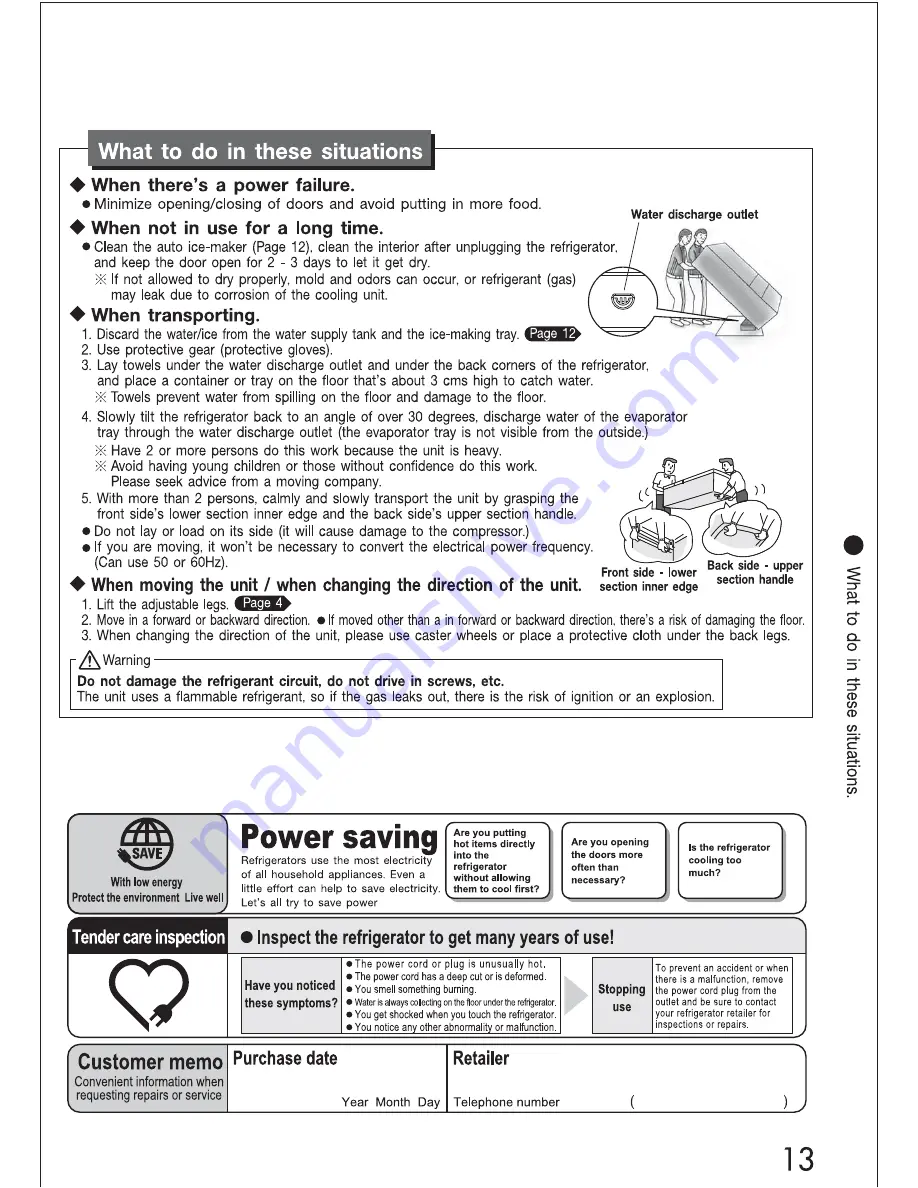 Mitsubishi MR-C41B Operating Instructions Manual Download Page 13