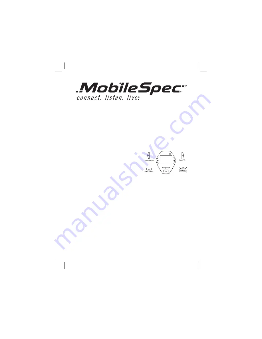 MobileSpec MBS13200 Скачать руководство пользователя страница 1