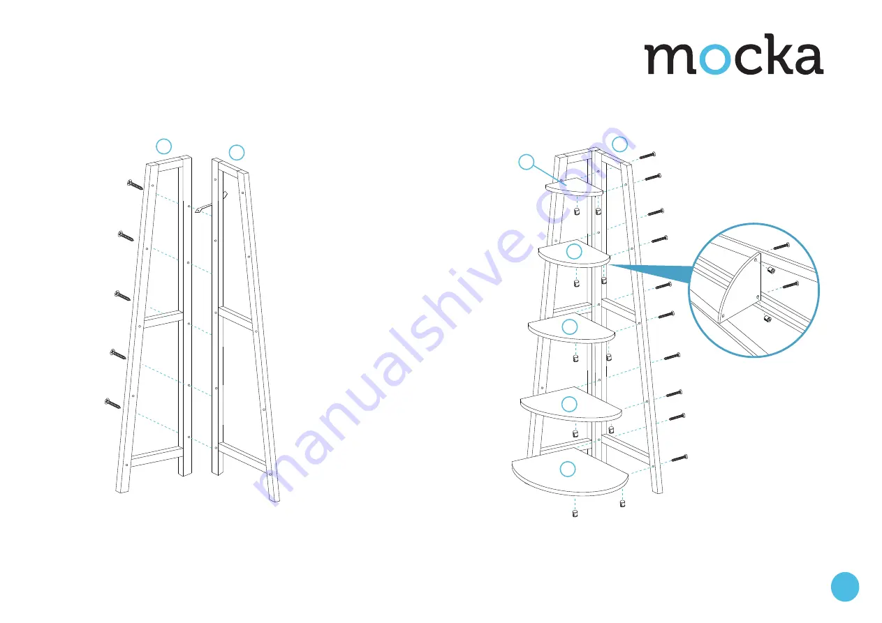 Mocka Maya Corner Shelf Скачать руководство пользователя страница 2