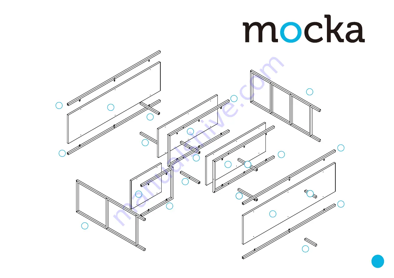 Mocka Milton 5 Shelf Plant Stand Скачать руководство пользователя страница 2