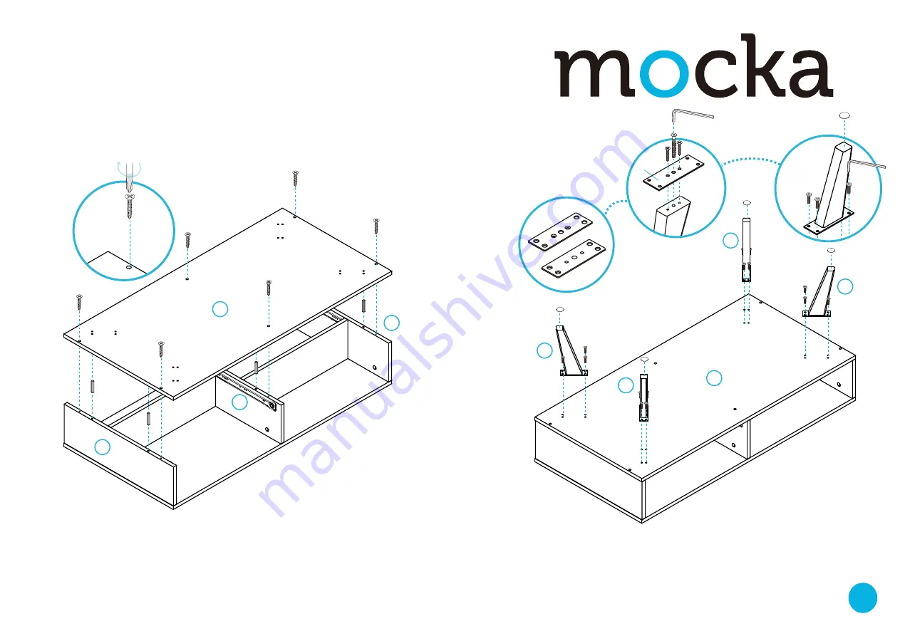 Mocka Mischa Coffee Table Скачать руководство пользователя страница 5