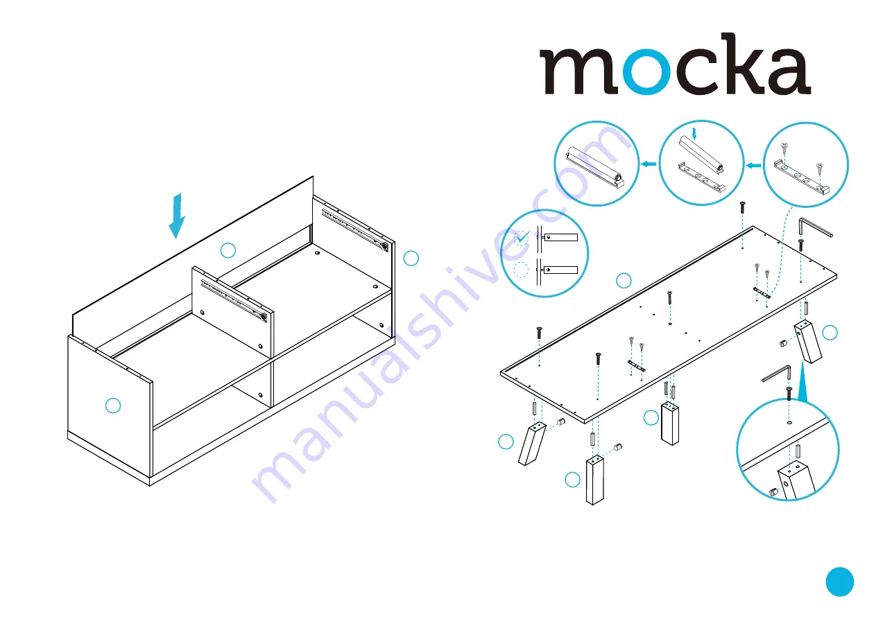 Mocka Oska Entertainment Unit Скачать руководство пользователя страница 6