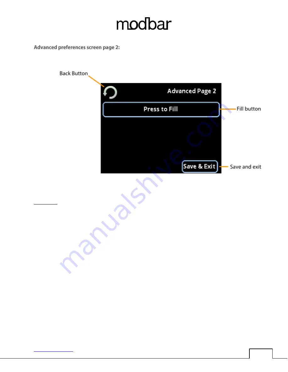 modbar Steam System Operating Manual Download Page 12