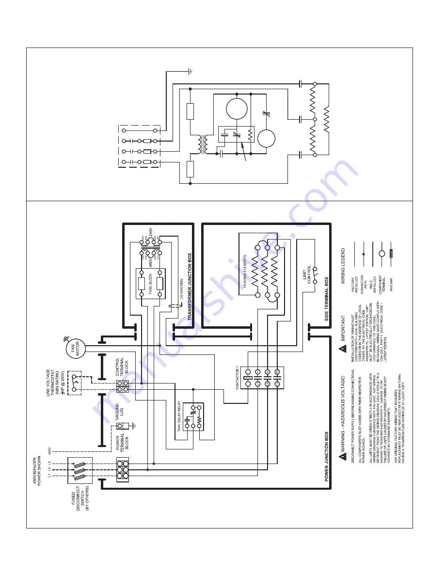 Modine Manufacturing HER Series Wiring Diagram Download Page 14