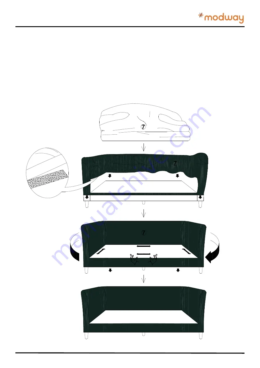 modway EEI-4449 Assembly Instructions Download Page 4