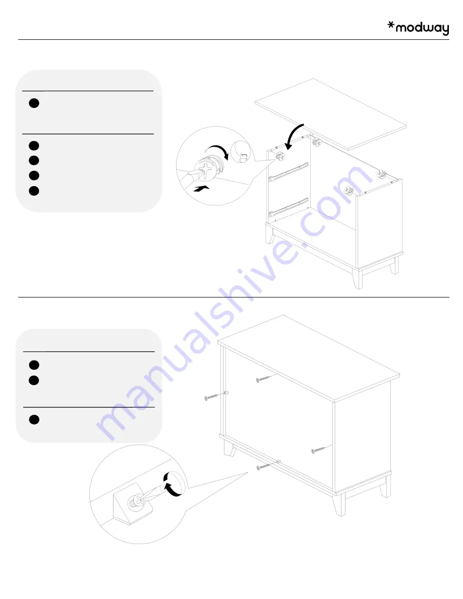 modway MOD-6964-WAL Assembly Instructions Manual Download Page 7