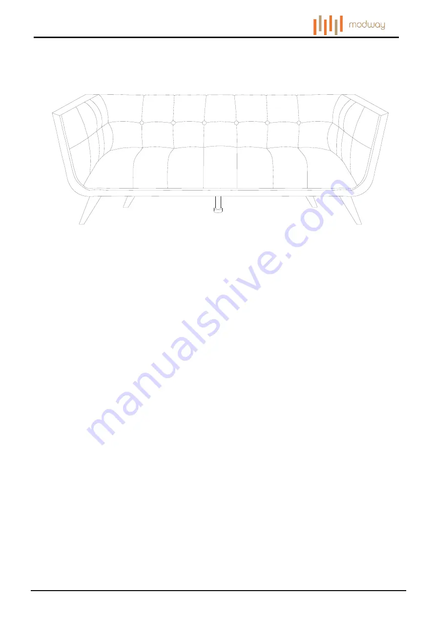 modway Sofa EEI-2730 Скачать руководство пользователя страница 3