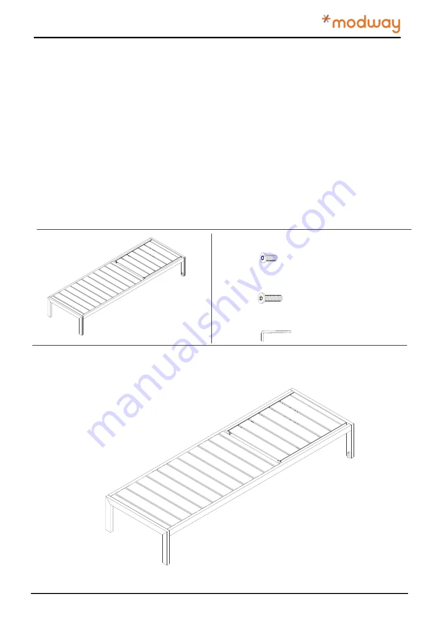 modway SUNBED EEI-2247 Скачать руководство пользователя страница 1